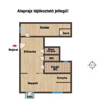 Kiadó Lakás 1067 Budapest 6. kerület New York-i életérzés a Teréz körúton