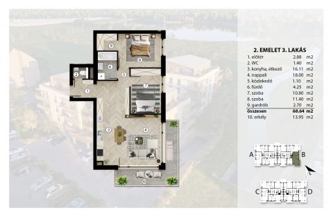 Eladó Lakás 8000 Székesfehérvár , Palotaváros