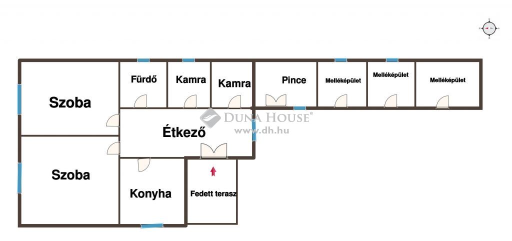 6112 Pálmonostora , Pálmonostora központjában hitelezhető családi ház eladó! — 1/9