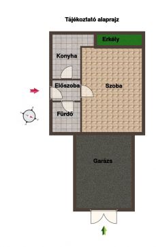 Kiadó Lakás 2100 Gödöllő Egyetemistáknak erkélyes lakás