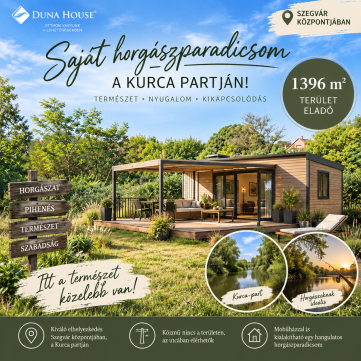 Eladó Telek 6635 Szegvár , KURCA-PARTI TERÜLET ELADÓ SZEGVÁR KÖZPONTJÁBAN