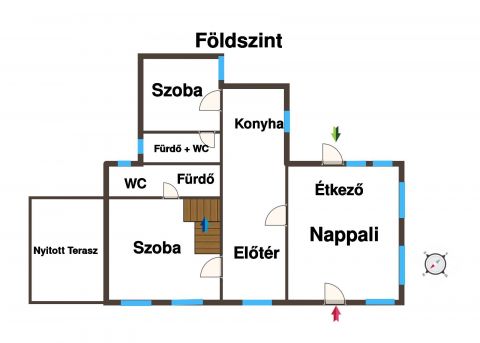 Eladó Ház 6100 Kiskunfélegyháza Jó állapotú, nappali + 3 szobás ház szép környezetben
