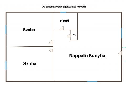 Eladó Ház 2253 Tápióság Tápióság központjában 2 szobás tégla építésű ház eladó