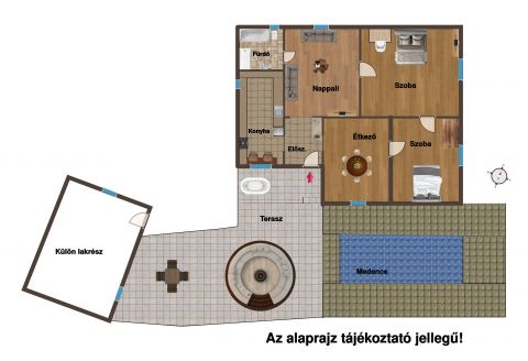 Eladó Ház 2225 Üllő Üllőn 2 lakrészes otthon közel a vasútállomáshoz