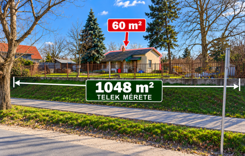 Eladó Ház 6000 Kecskemét , Kecskemét Sutosfaluban felújítandó ház eladó nagy telekekkel